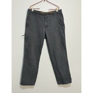 G.H. Bass & Co. Men's 5 Pocket Stretch Canvas Terrain Pants Distressed Gorp 36